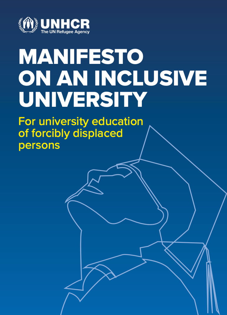  MANIFESTO
ON AN INCLUSIVE
UNIVERSITY
For university education
of forcibly displaced
persons