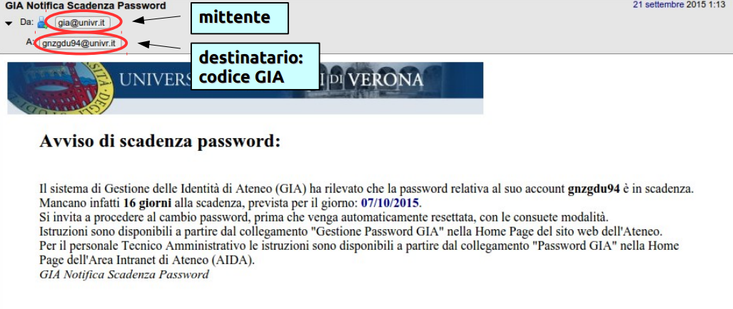 screenshot di esempio