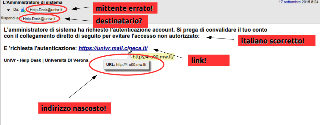 screenshot di esempio